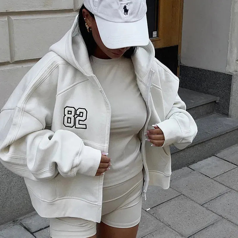 Fashion Embroidered Hoodie - Bellarte Enchanté Fashion Embroidered Hoodie